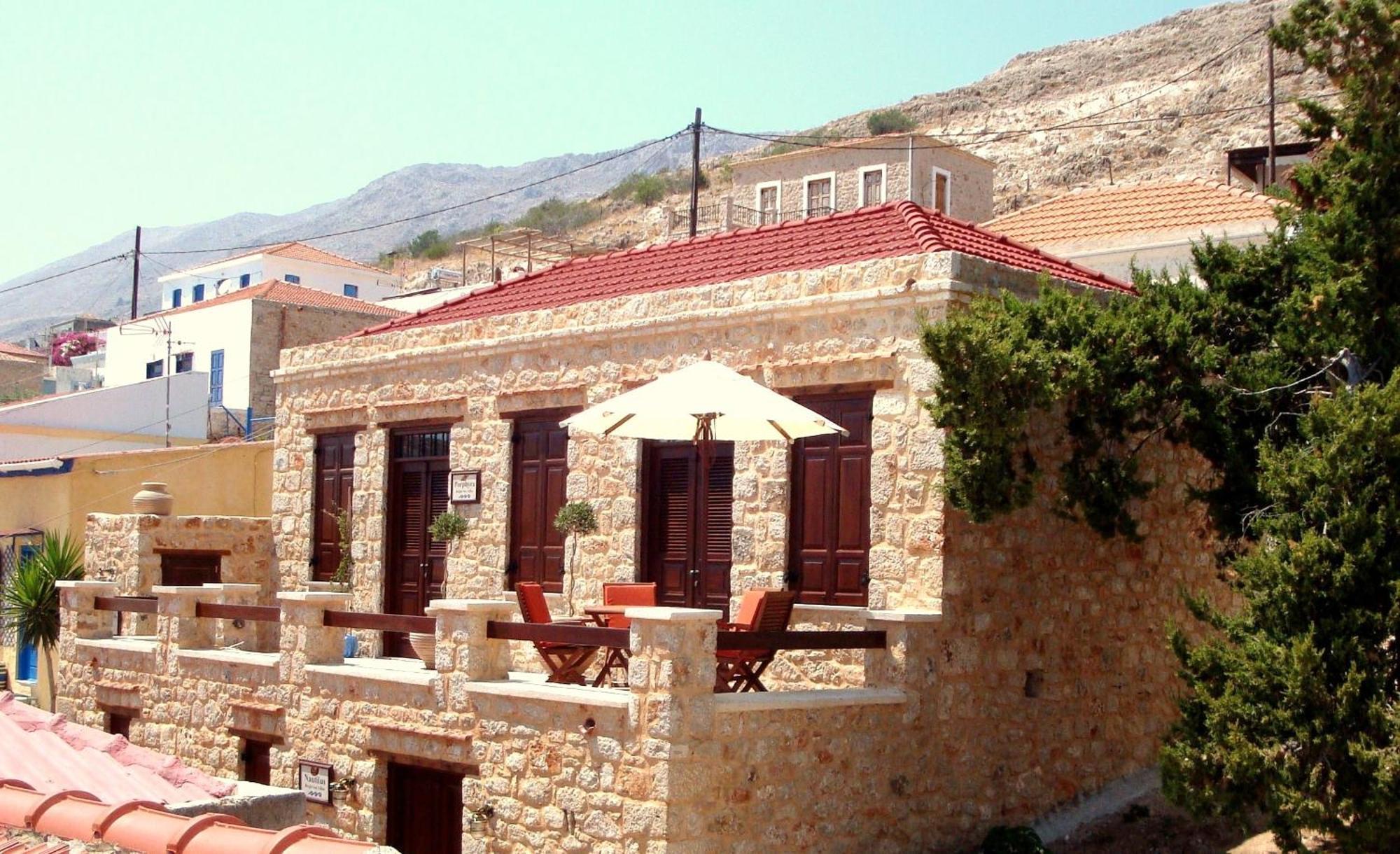 Bright Sun Villas Chalki Town Exterior photo